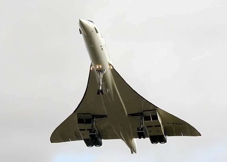 Concorde's more complex wing shape.