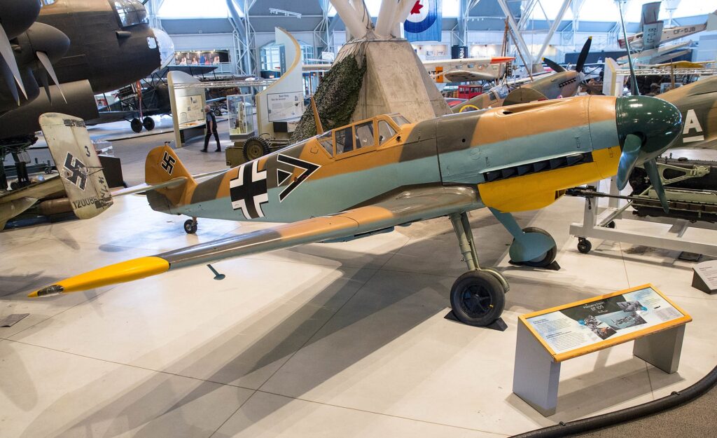 A Bf 109 F.