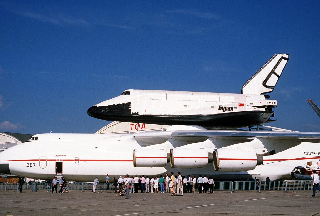 Buran shuttle on the An-225