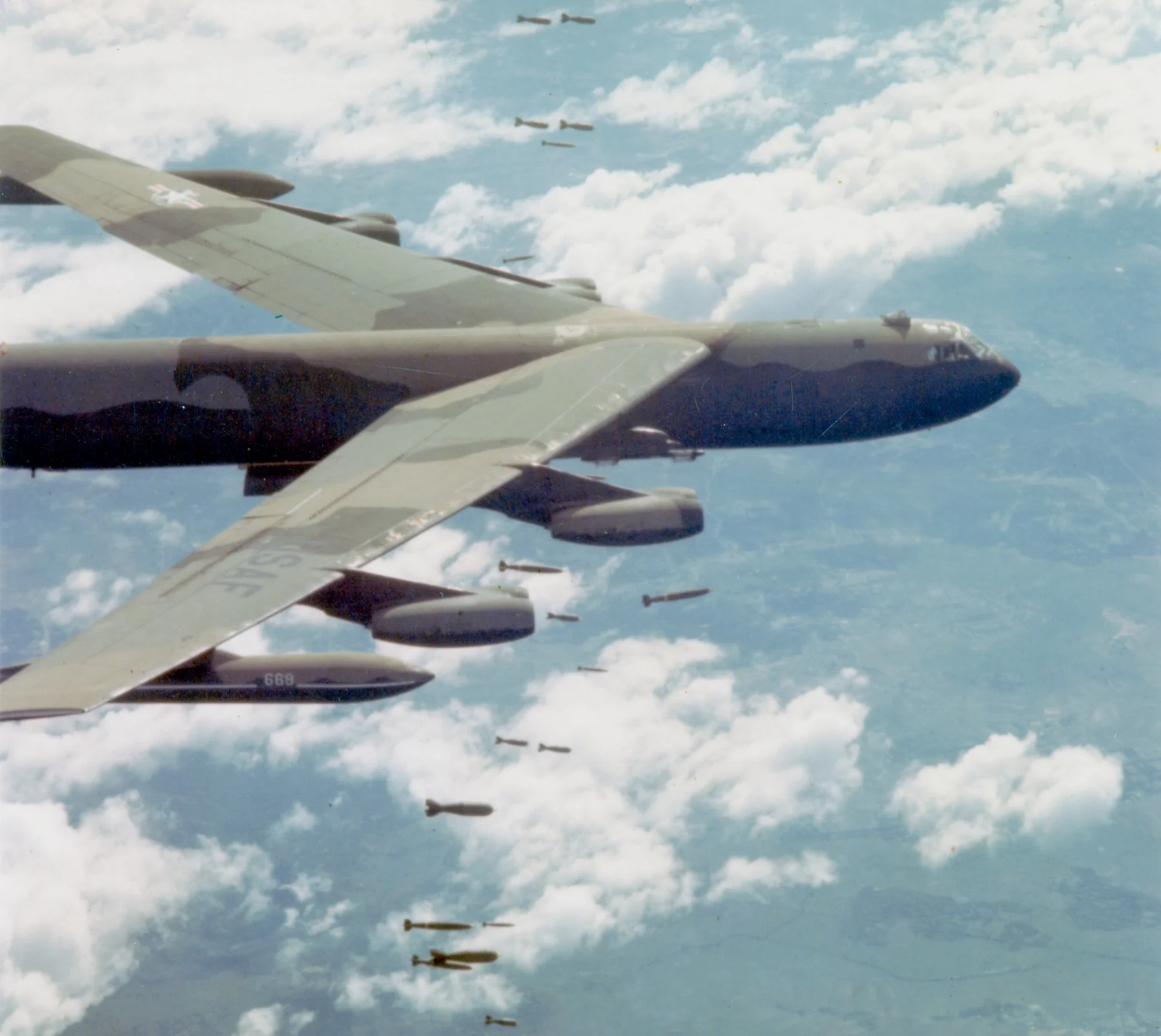 The B-52 was far less advanced than the B-58