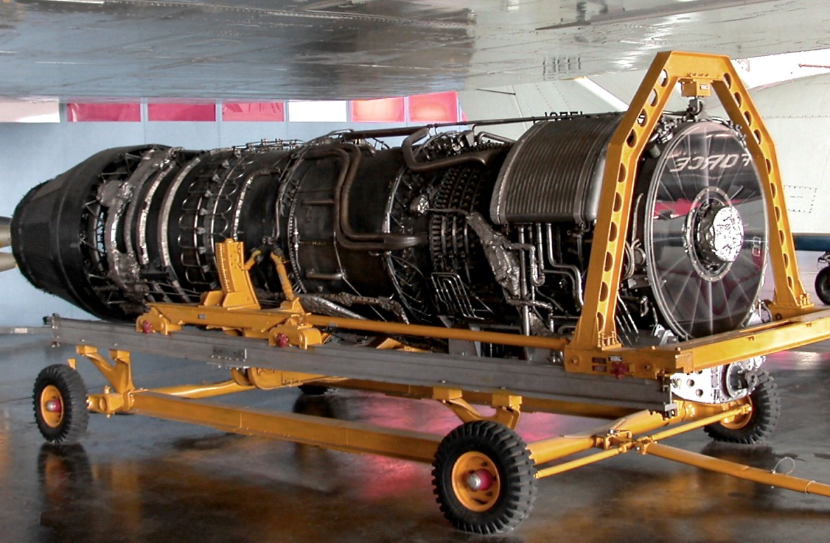 One of the XB-70's engines