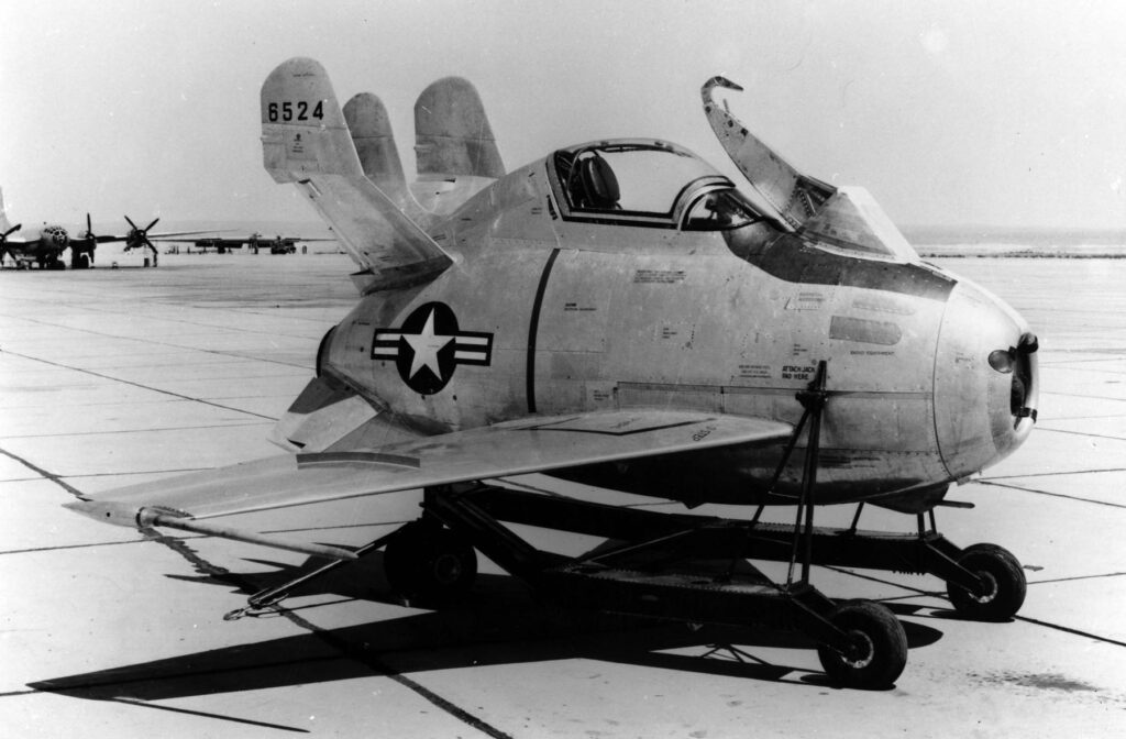 XF-85 had a strange appearance