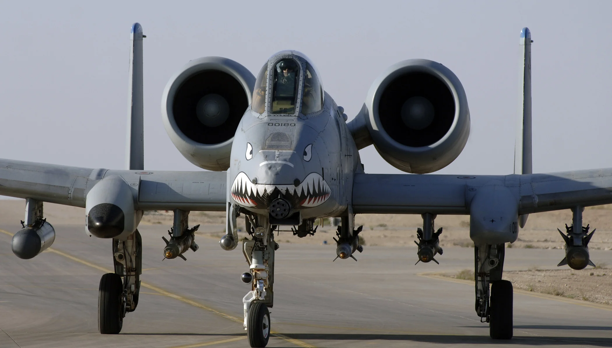 The A-10 can carry a huge amount of armament.