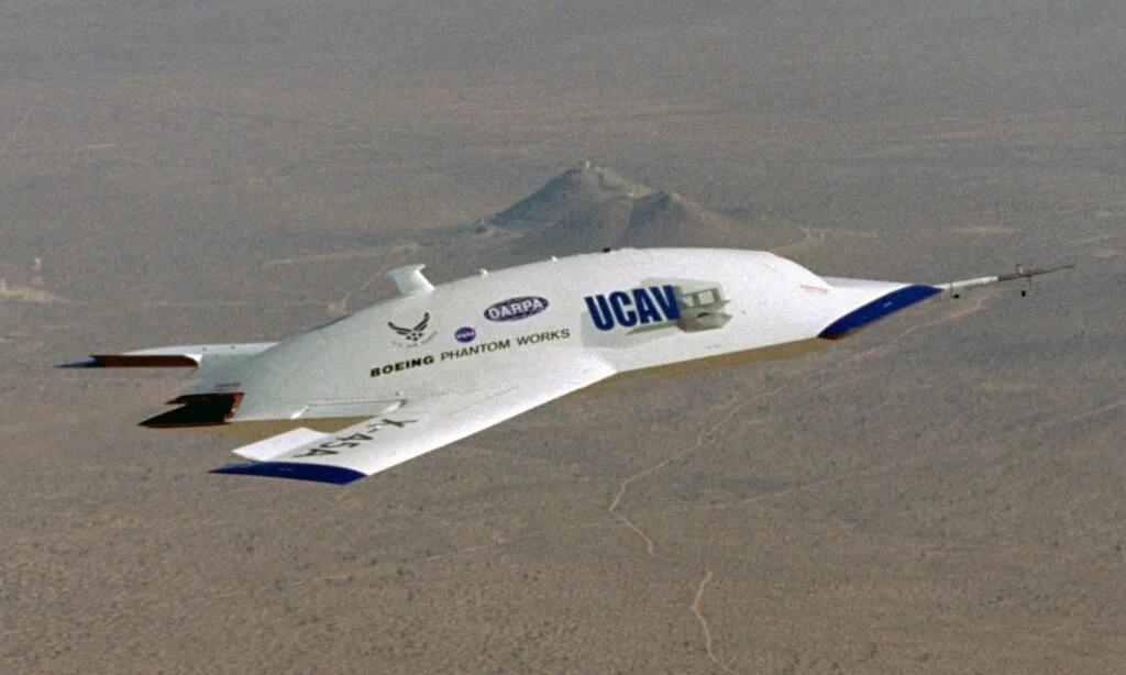 Learnings from the X-32 program went into the X-45's development.