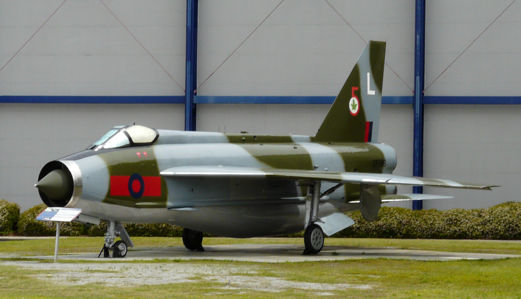 Lightning F.6 on display in Georgia.