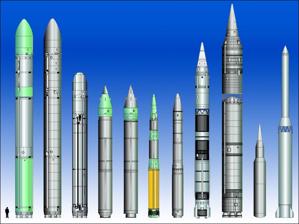 Comparison of Soviet ICBM's size