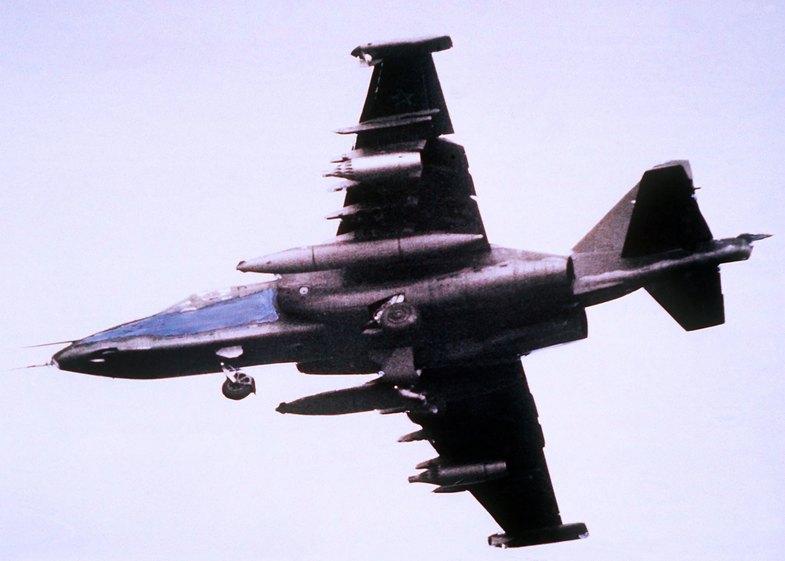 Su-25 in flight