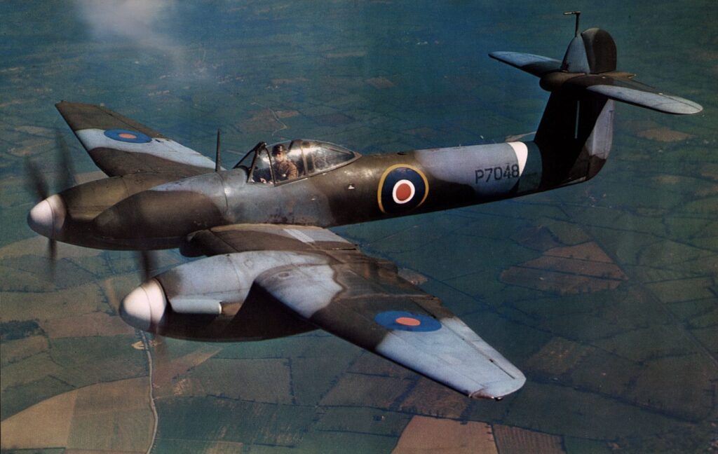 The Westland Whirlwind was a Beaufighter competitor.,