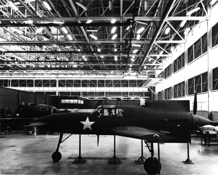 The XP-55 did not use the taildragger configuration.