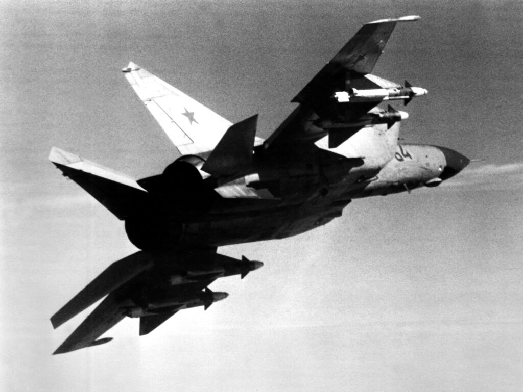 A Soviet MiG-25.