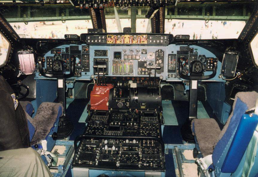 The C-5A cockpit.