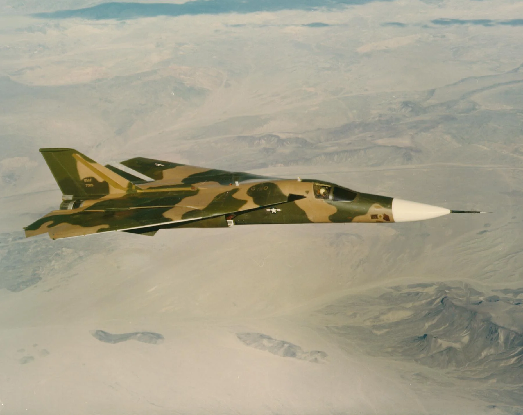The General Dynamics F-111 Aardvark.