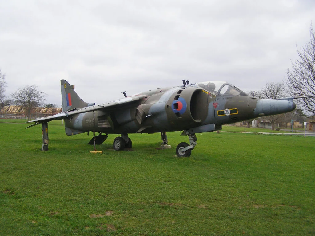 The Harrier GR1 and GR3 were the first variants introduced into RAF service.