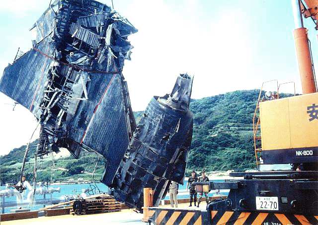 The Wreckage of SR-71 "Ichi-Ban".