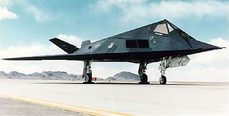 The F-117 ready for take off 