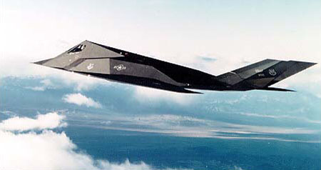 The F-117A was known as the hopeless diamond.