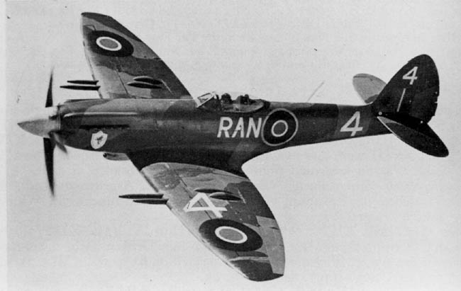 The Griffon engine spitfire was more than a match for the 190.