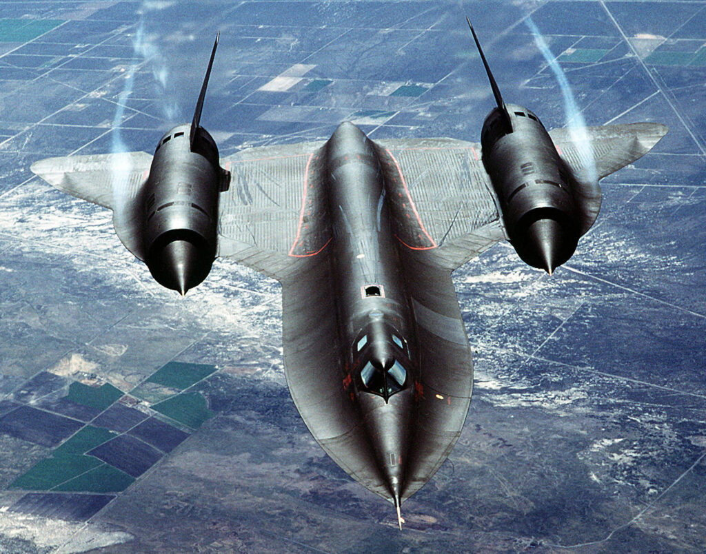 The SR-71 could reach 1,000 degrees fahrenheit.