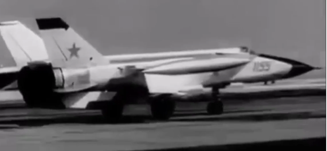 The prototype MiG-25 and precursor to the MiG-31.