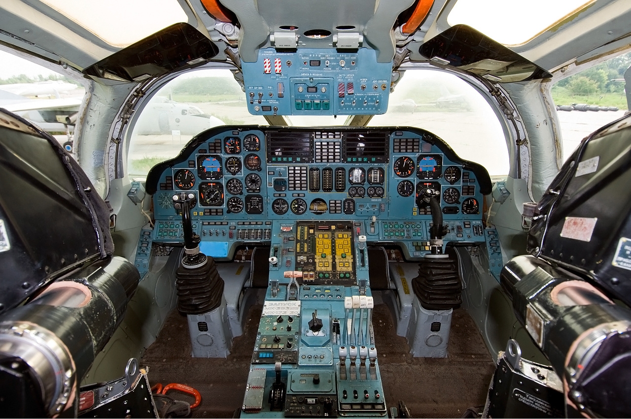 The Tu-160 had a special ejection system for all of the crew.