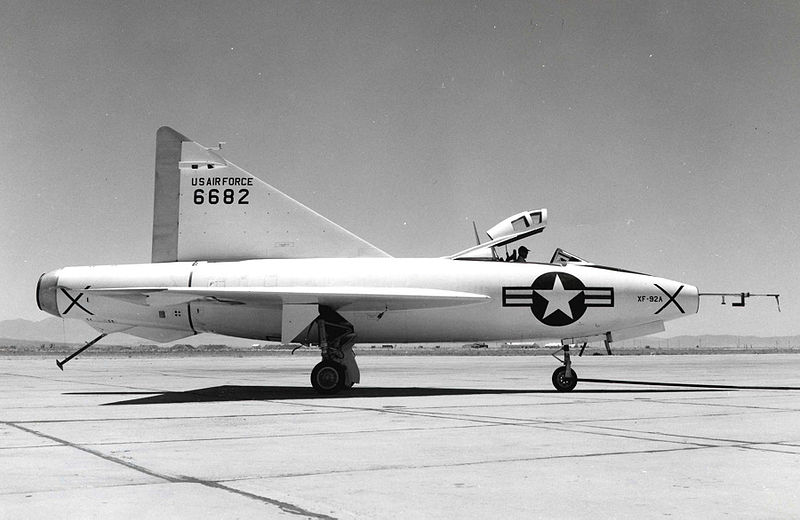 The Convair XF-92.
