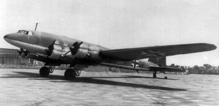 Initially the Fw 200 was used as a military transport.