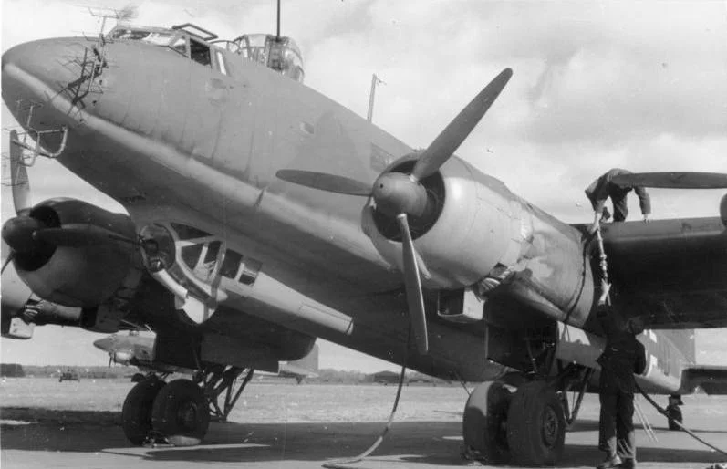 The defensive turrets were important to help protect the large vulnerable aircraft.