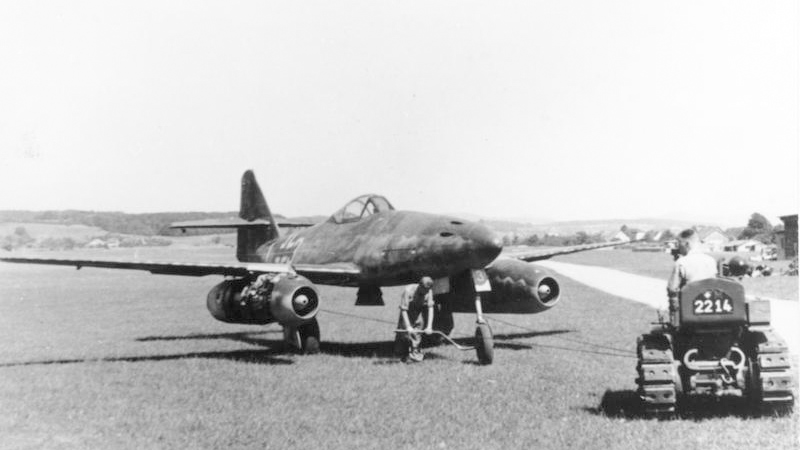 The Messerschmitt Me 262.