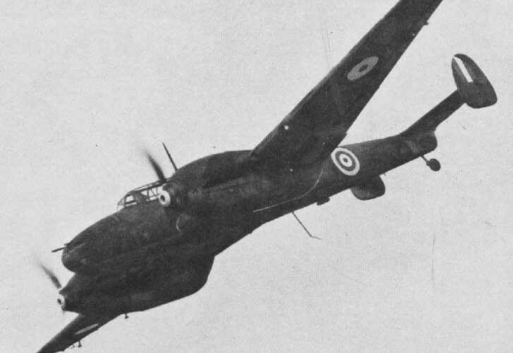 A captured Bf 110 in RAF Service.