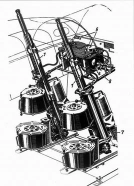 With these upward facing cannons the Me 163s could fly underneath bombers and be less likely to get shot down.