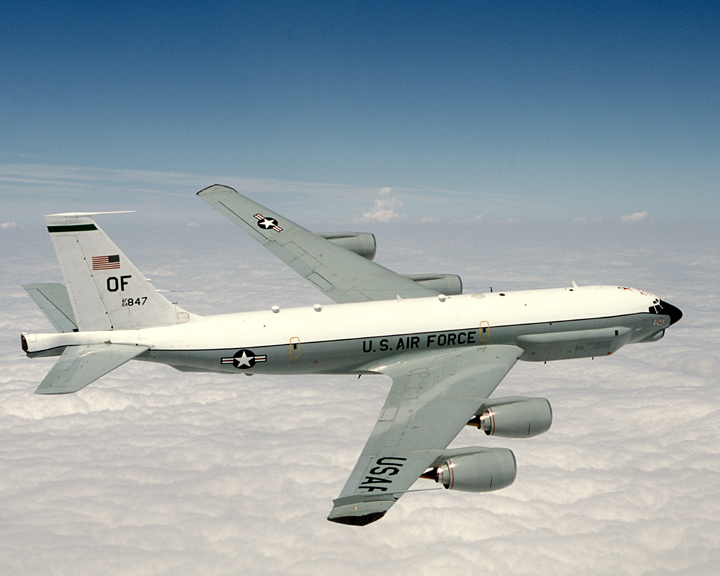 The RC-135 was never designed as a fighter.