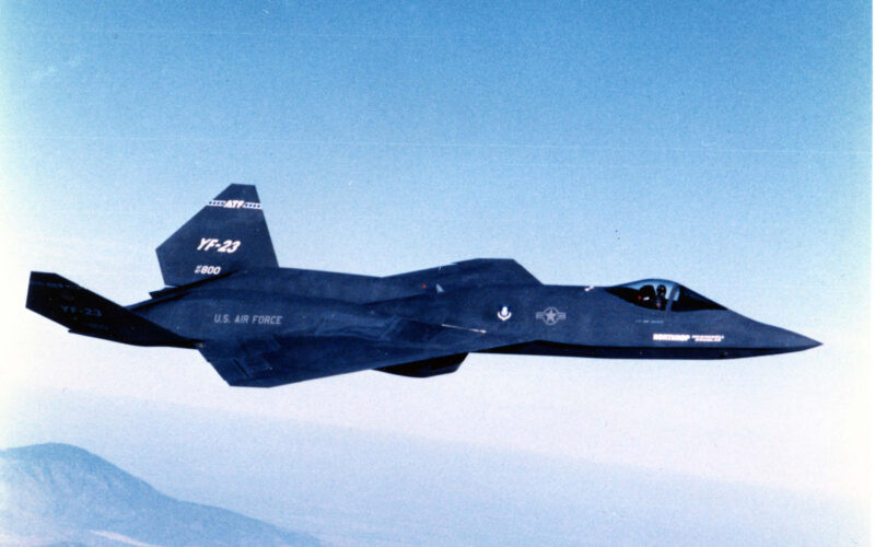 The Northrop YF-23.