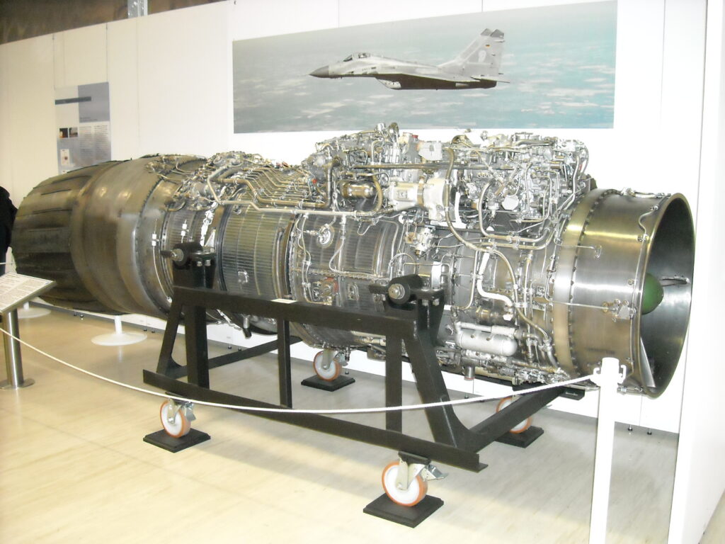 The MiG-29 uses a pair of these engines.