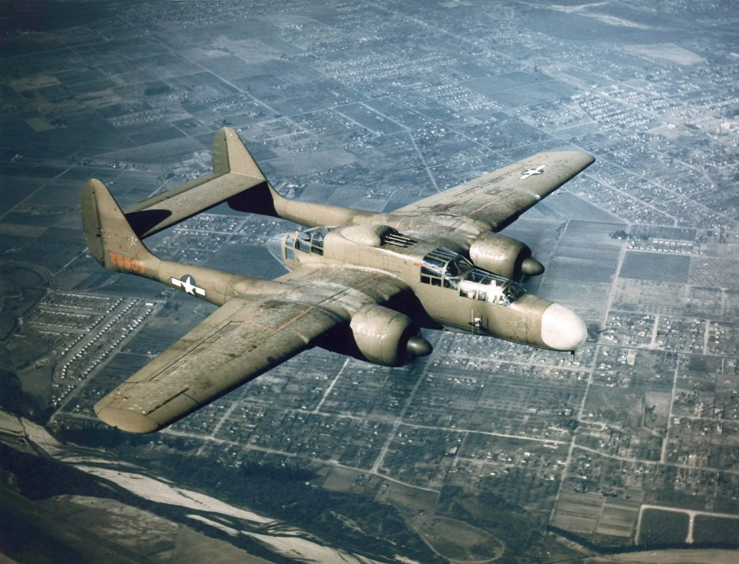 The P-61 did not look like a traditional aircraft.
