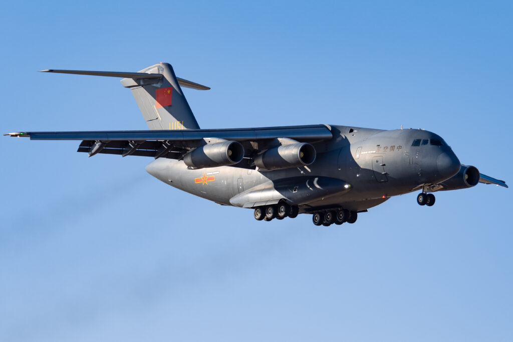 The Y-20 does have some upgrades over the Il-76 including a larger hauling capacity.