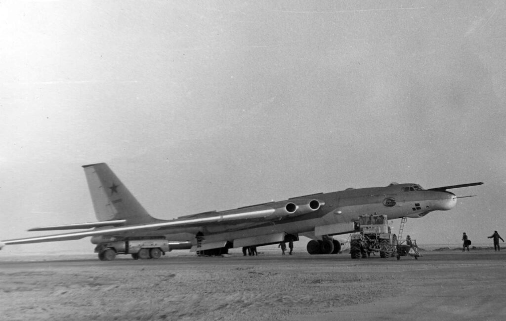 M-4 bomber parked.
