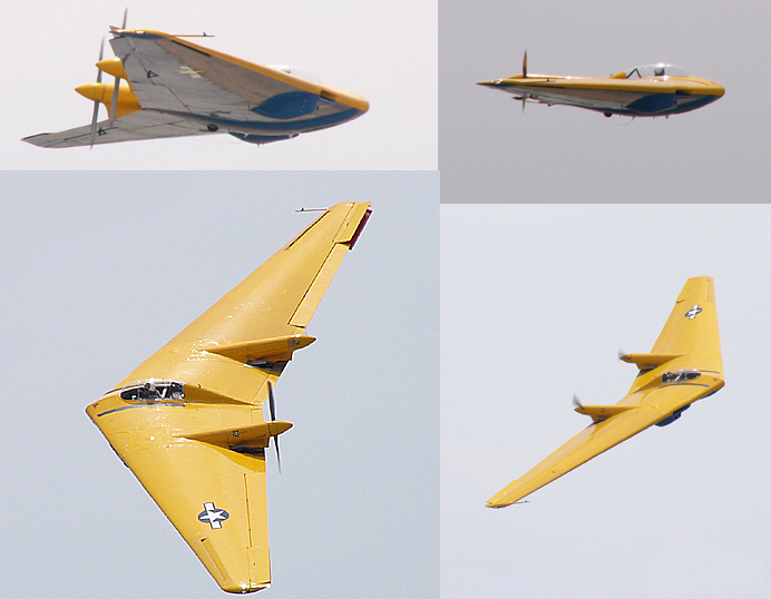 A complication of shots of the N-9M at the Chino Airshow.