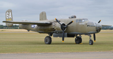 The North American B-25 Mitchell.