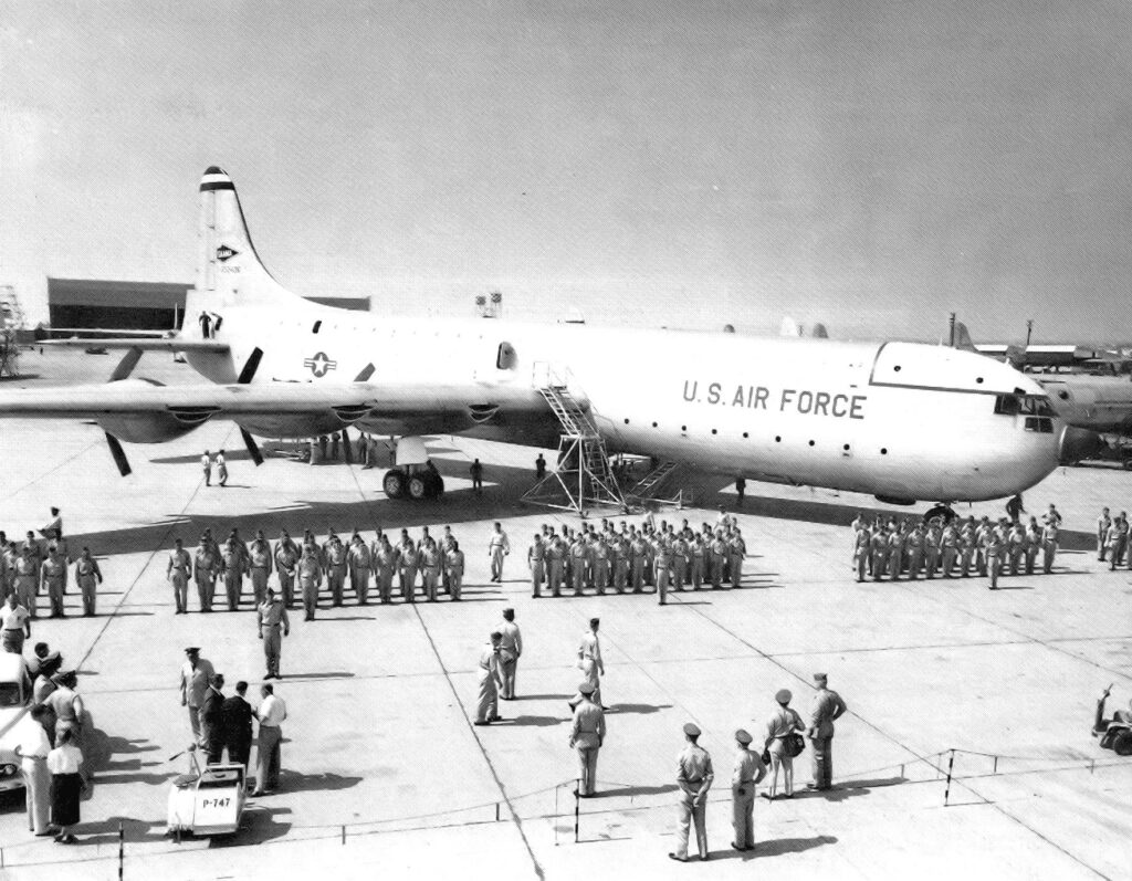 The XC-99 was a beast - see the people for scale.