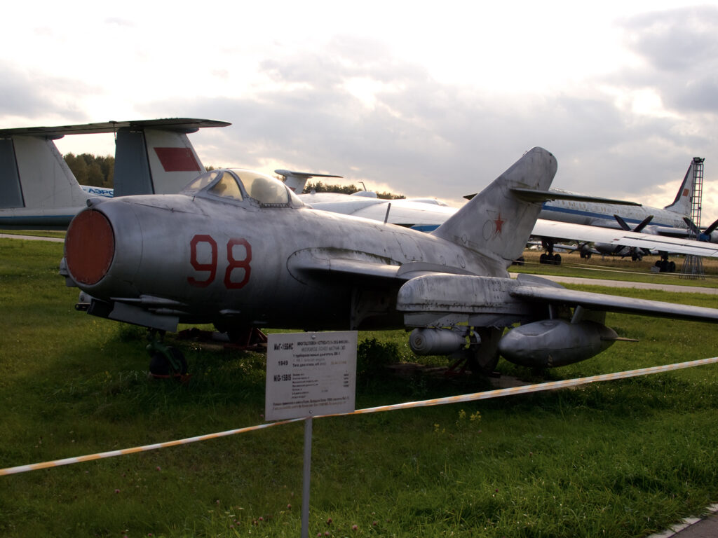 The MiG 15bis had impressive performance for an aircraft with no afterburner.