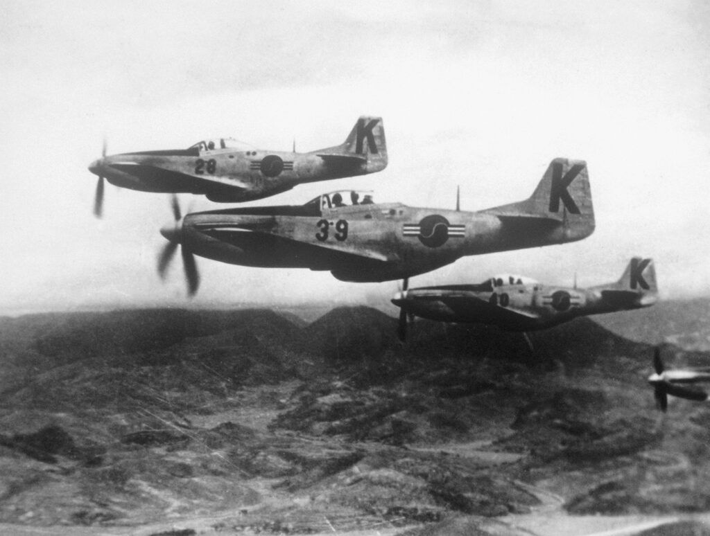 The P-51 was later redesignated as a fighter.