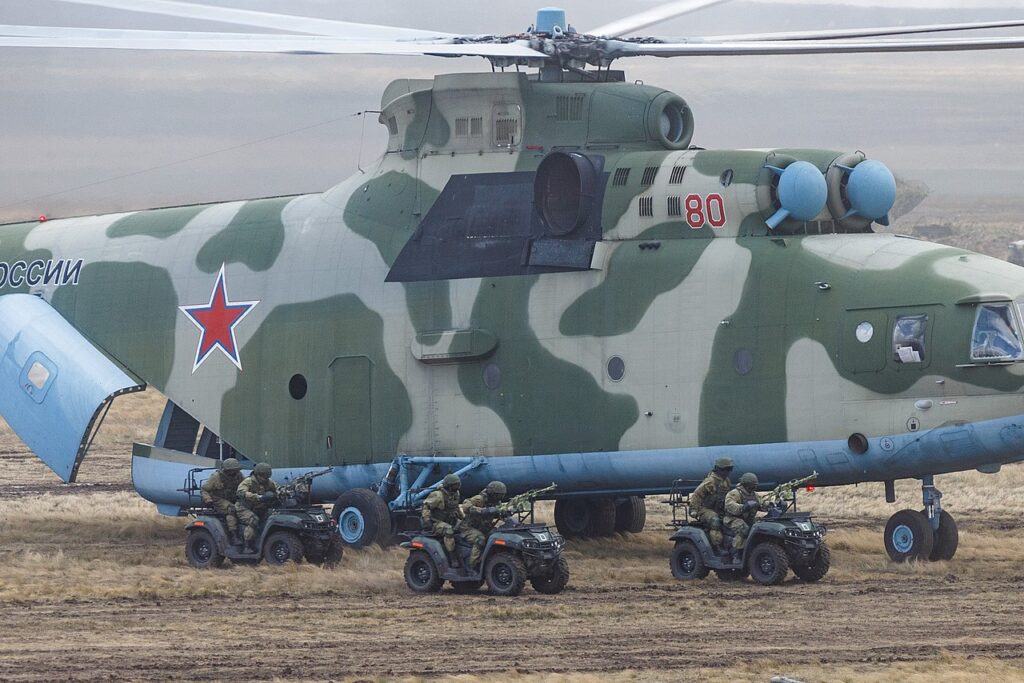 Mi-26 helicopter scale.