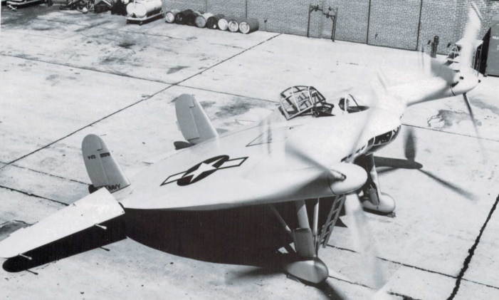 The V-173 was a highly unusual sight.