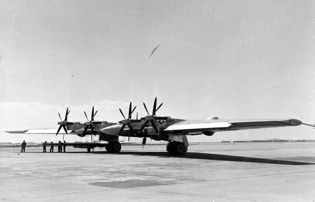 The contra-rotating propellers gave additional performance.