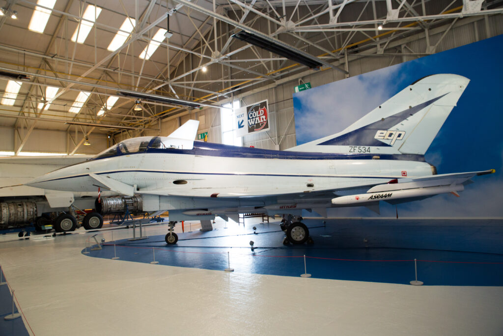 The EAP at the Cosford museum.