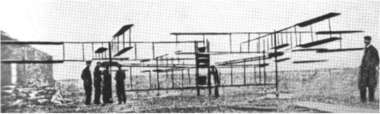 The Breguet-Richet Gyroplane No 1 was the very first of the quadcopters.