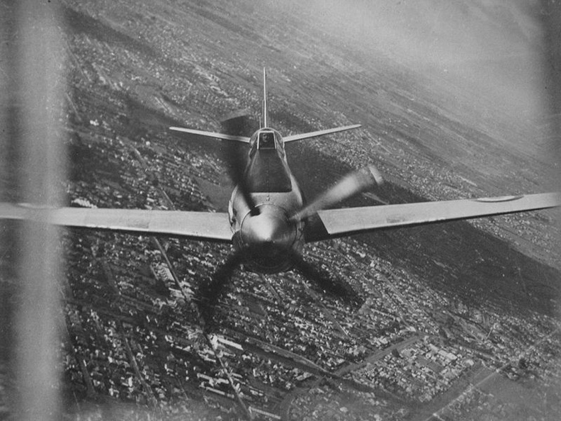 CA-15 nose in flight.