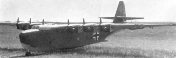 A small mockup of the BV 238 was made for testing.