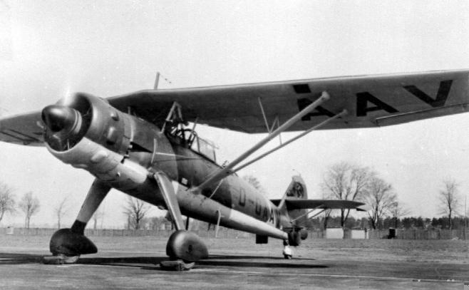 Previously to the Ar 198, Germany had used the Henschel Hs 126.