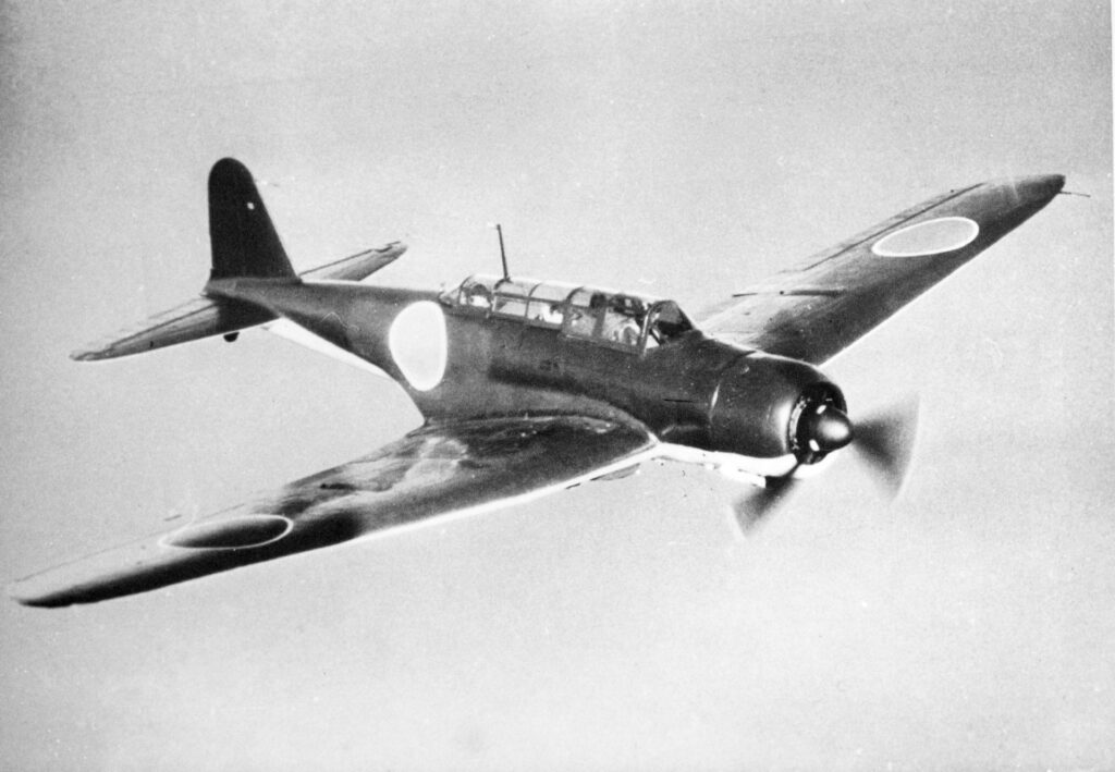 Nakajima B5N 'Kate' and D3A1 Akagi 'Val' aircraft were used by the Japanese forces.